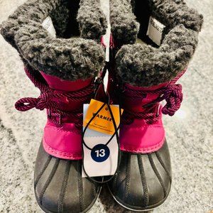 Cat and Jack Snow Boots Girls Size 13 *NEW*